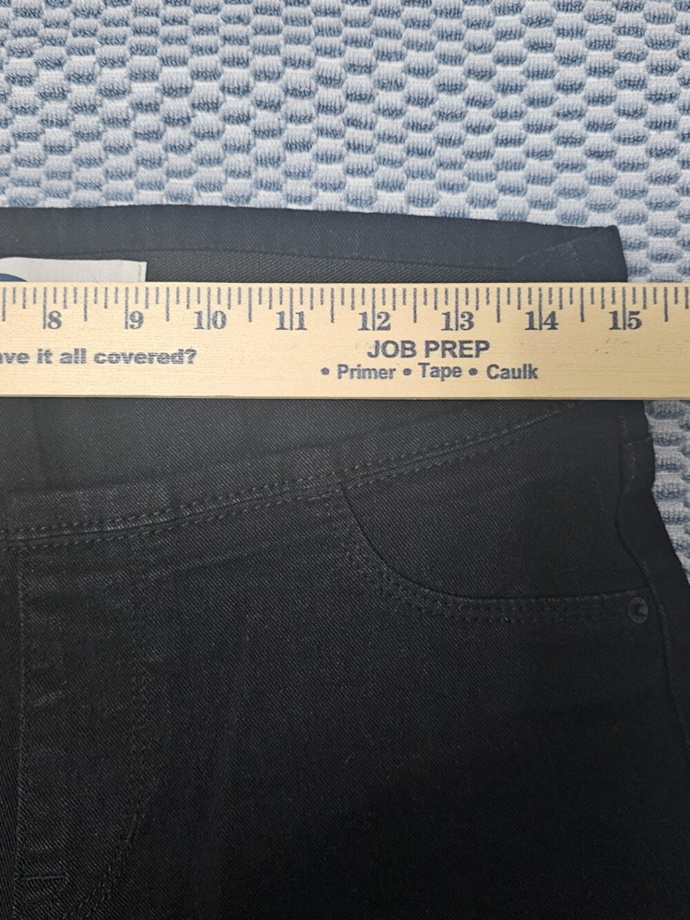 Old Navy Black Super Skinny Pull-On Pants Comfort Elastic Waist - Size 6 Short - Picture 5 of 7